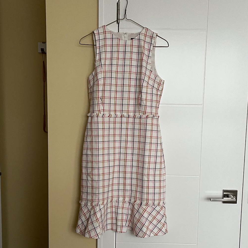 Check Pattern J Crew Dress